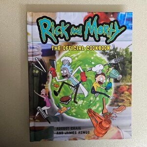 Hardcover Rick and Morty Official Cookbook - Great Condition!
